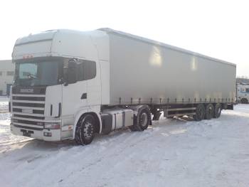 Изображение грузовика с фурой